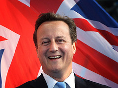 David Cameron in Trafalgar Square
