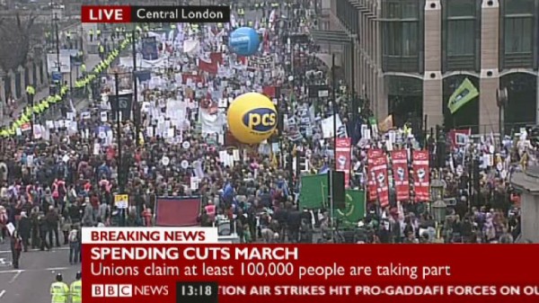 The march