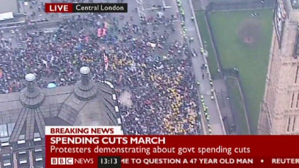 The march