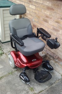 My old broken power wheelchair My old broken power wheelchair