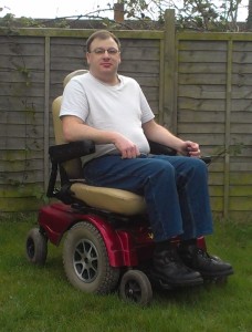 Me in my wheelchair