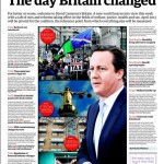 Newspaper front pages 01/04/2013